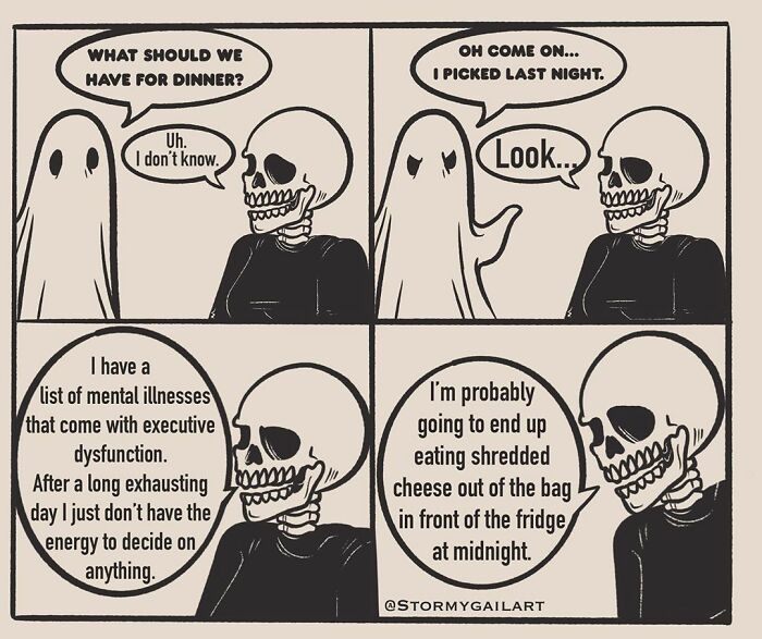 35 Honest Skeleton Comics About Loss, Mental Health, And Therapy By ‘Stormy Gail’