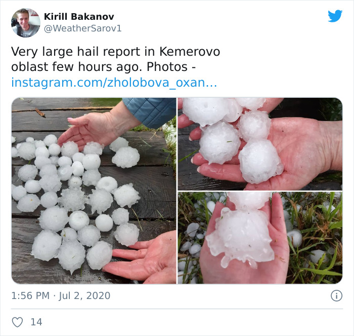 30 Of The Strangest Weather Occurrences In Russia Shared By This Twitter Account