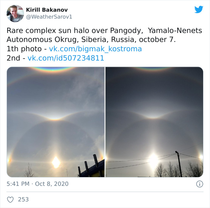 30 Of The Strangest Weather Occurrences In Russia Shared By This Twitter Account