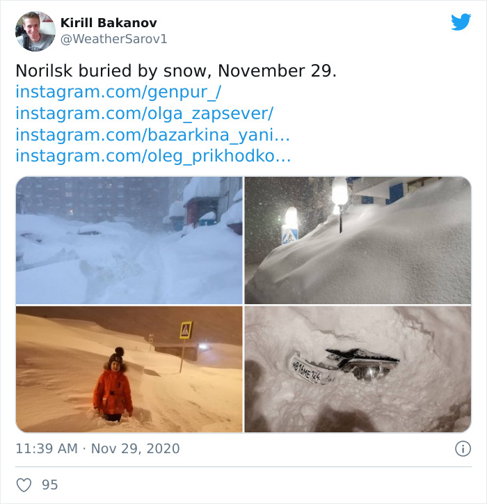 30 Of The Strangest Weather Occurrences In Russia Shared By This Twitter Account