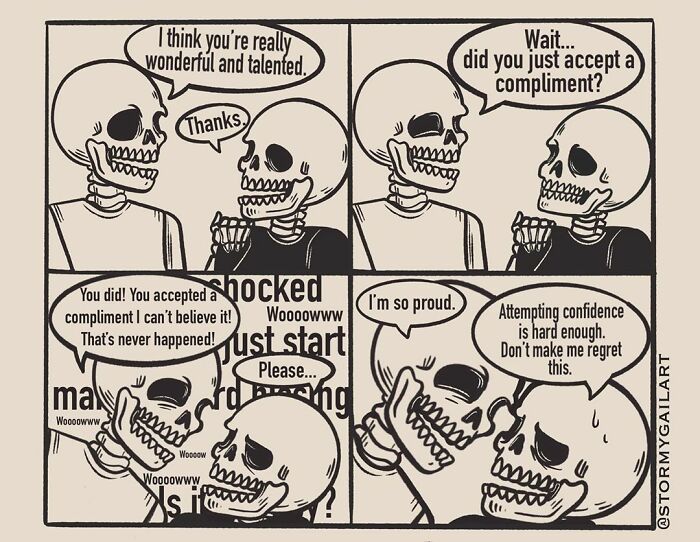 35 Honest Skeleton Comics About Loss, Mental Health, And Therapy By ‘Stormy Gail’