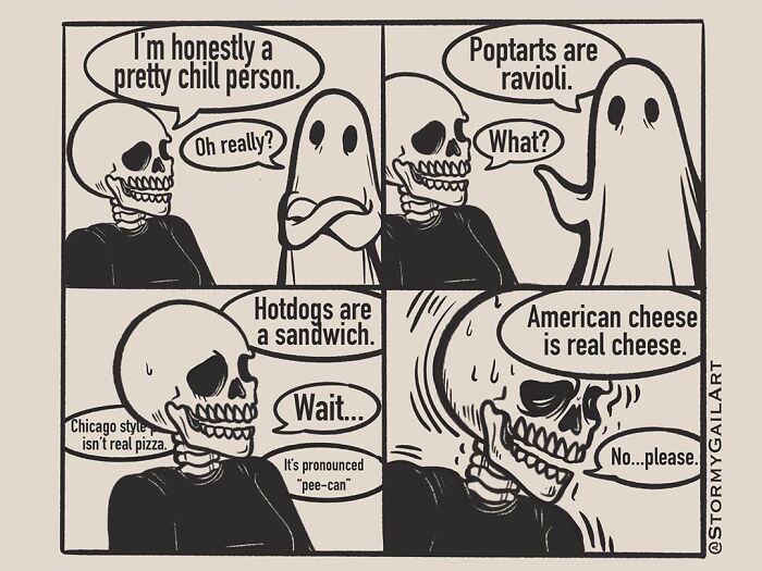 35 Honest Skeleton Comics About Loss, Mental Health, And Therapy By ‘Stormy Gail’