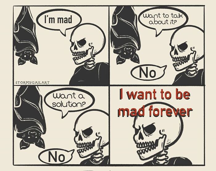 35 Honest Skeleton Comics About Loss, Mental Health, And Therapy By ‘Stormy Gail’