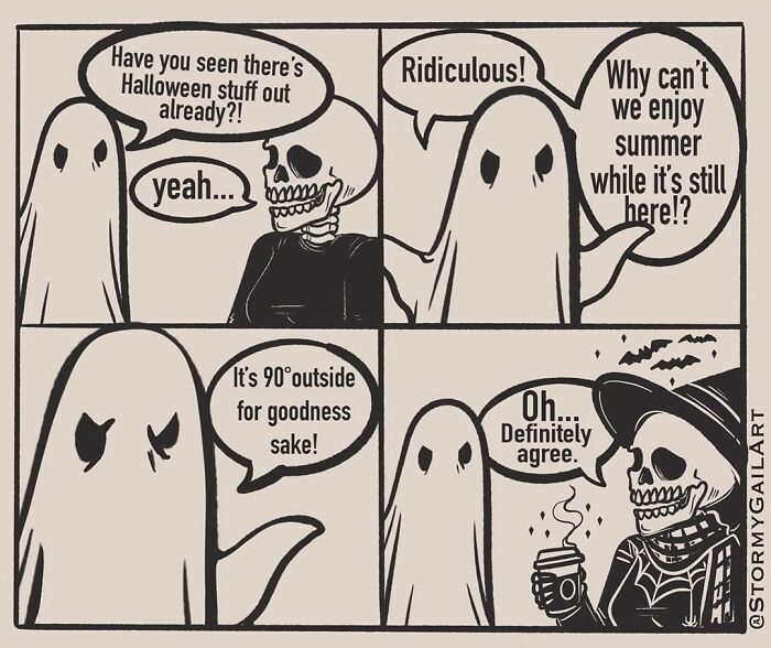 35 Honest Skeleton Comics About Loss, Mental Health, And Therapy By ‘Stormy Gail’