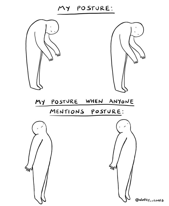 26 Minimalistic Illustrations That Tackle Mental Health By “Worry Lines”