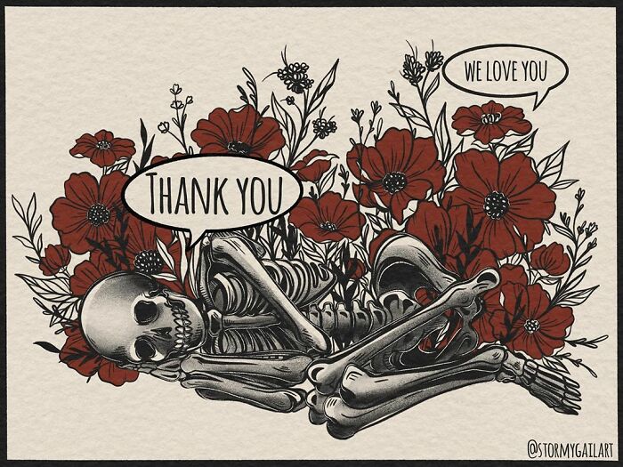 35 Honest Skeleton Comics About Loss, Mental Health, And Therapy By ‘Stormy Gail’