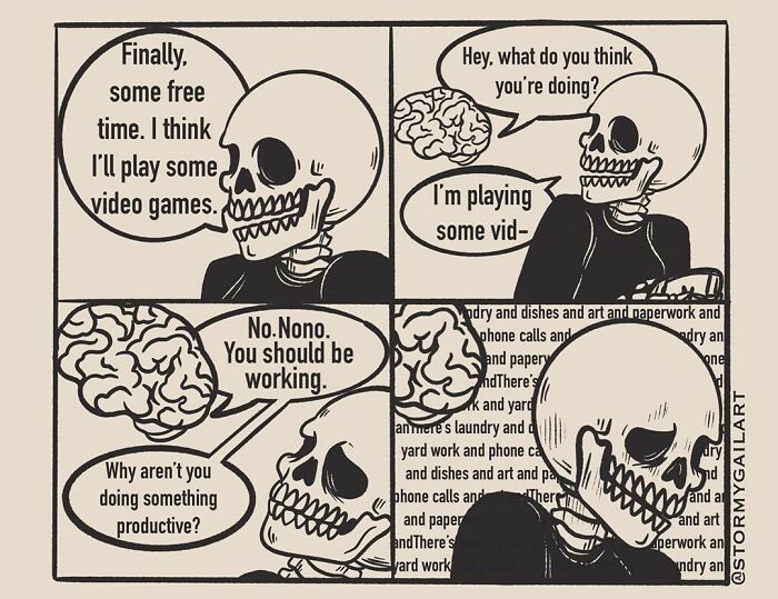 35 Honest Skeleton Comics About Loss, Mental Health, And Therapy By ‘Stormy Gail’