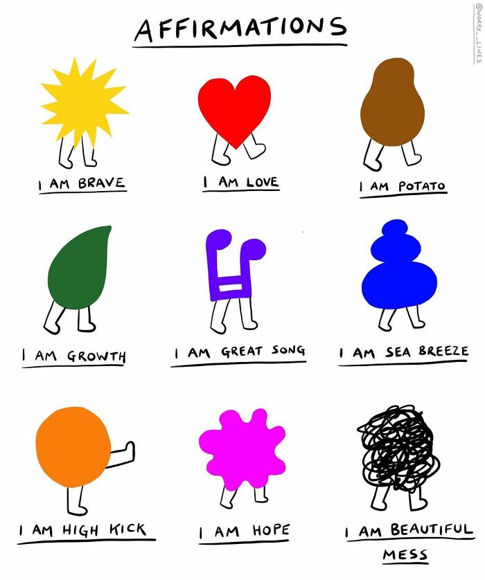 26 Minimalistic Illustrations That Tackle Mental Health By “Worry Lines”