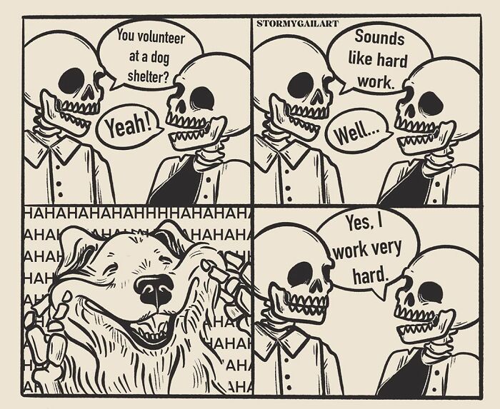 35 Honest Skeleton Comics About Loss, Mental Health, And Therapy By ‘Stormy Gail’