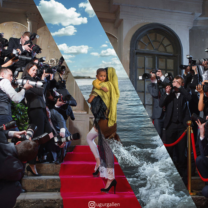 I Show The Contrast Between The Two Worlds That Our Children Currently Live In By Combining Photos (26 Pics)