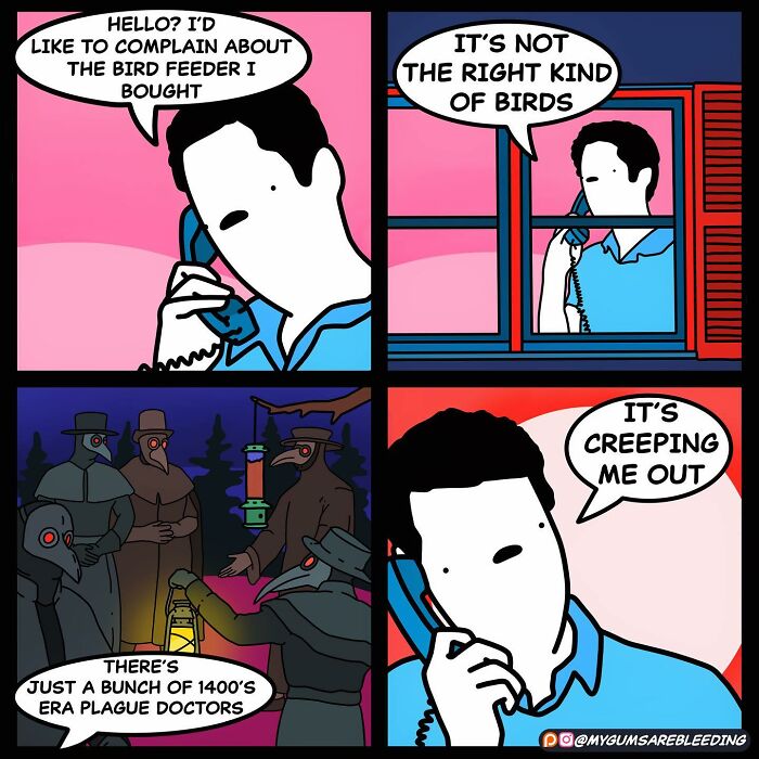 “My Gums Are Bleeding”: 27 Funny Comics That Hit Hard, By Miles Erickson