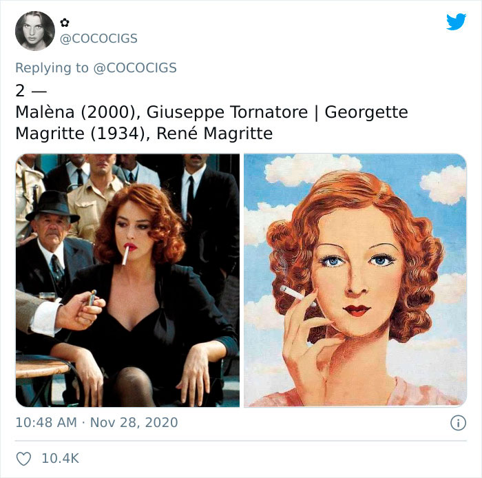People Believe They’ve Noticed Art References In Popular Movies, Share 19 Side-By-Side Pics On Twitter