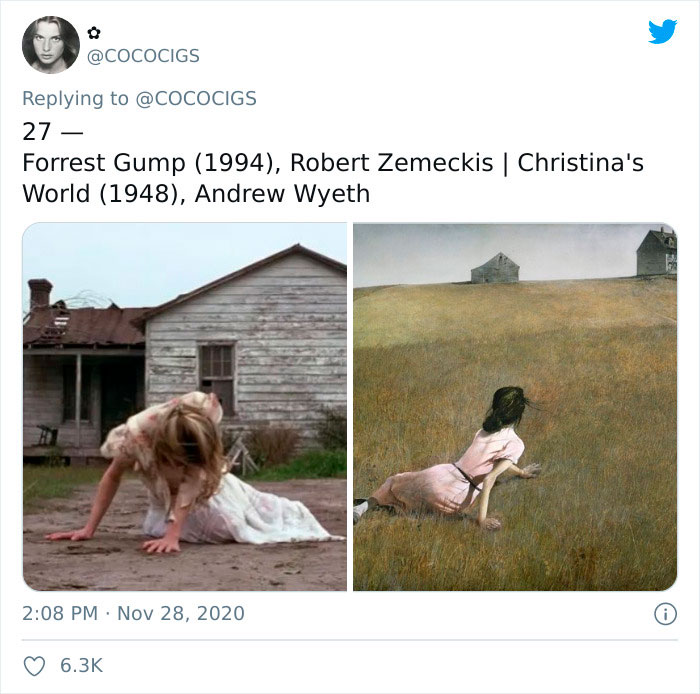 People Believe They’ve Noticed Art References In Popular Movies, Share 19 Side-By-Side Pics On Twitter