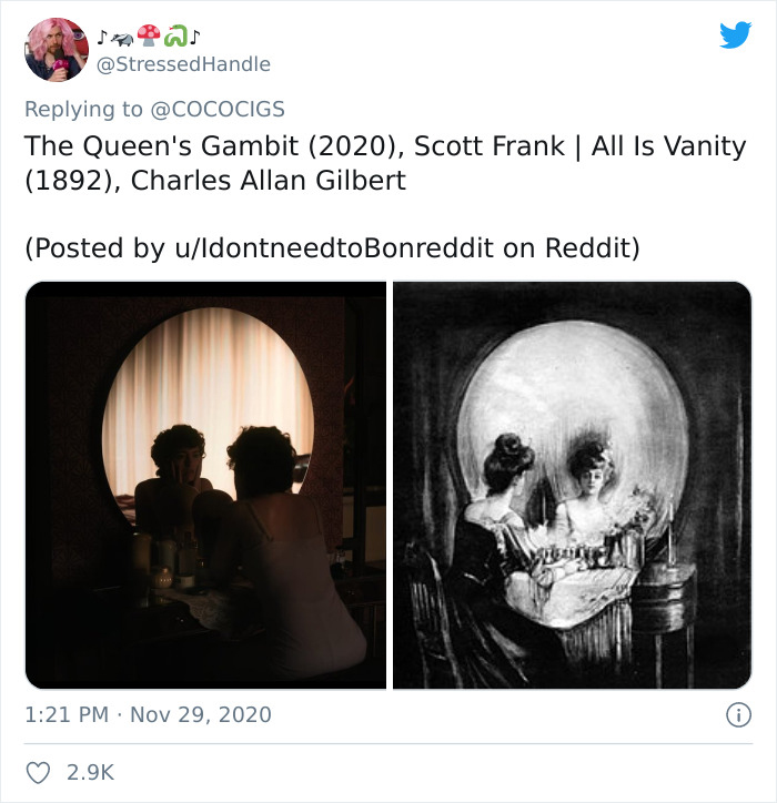 People Believe They’ve Noticed Art References In Popular Movies, Share 19 Side-By-Side Pics On Twitter