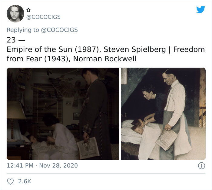 People Believe They’ve Noticed Art References In Popular Movies, Share 19 Side-By-Side Pics On Twitter