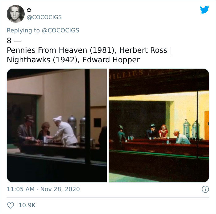 People Believe They’ve Noticed Art References In Popular Movies, Share 19 Side-By-Side Pics On Twitter
