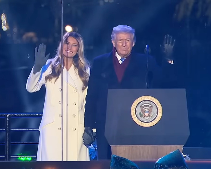 “Maybe She Knows Something We Don’t”: Melania’s Behavior At Tree Lighting Sparks Conspiracy Theories