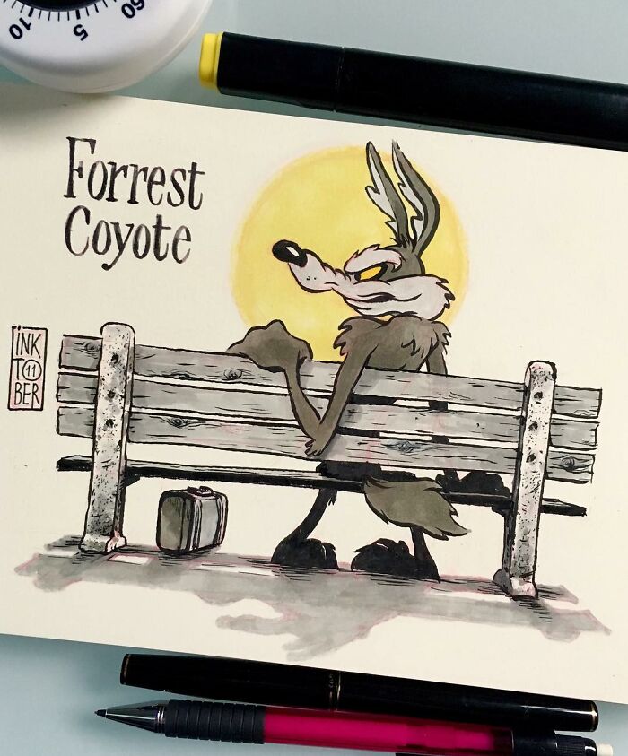 Russian Artist’s 35 Illustrations Involve Dark Humor And Creepy Subjects