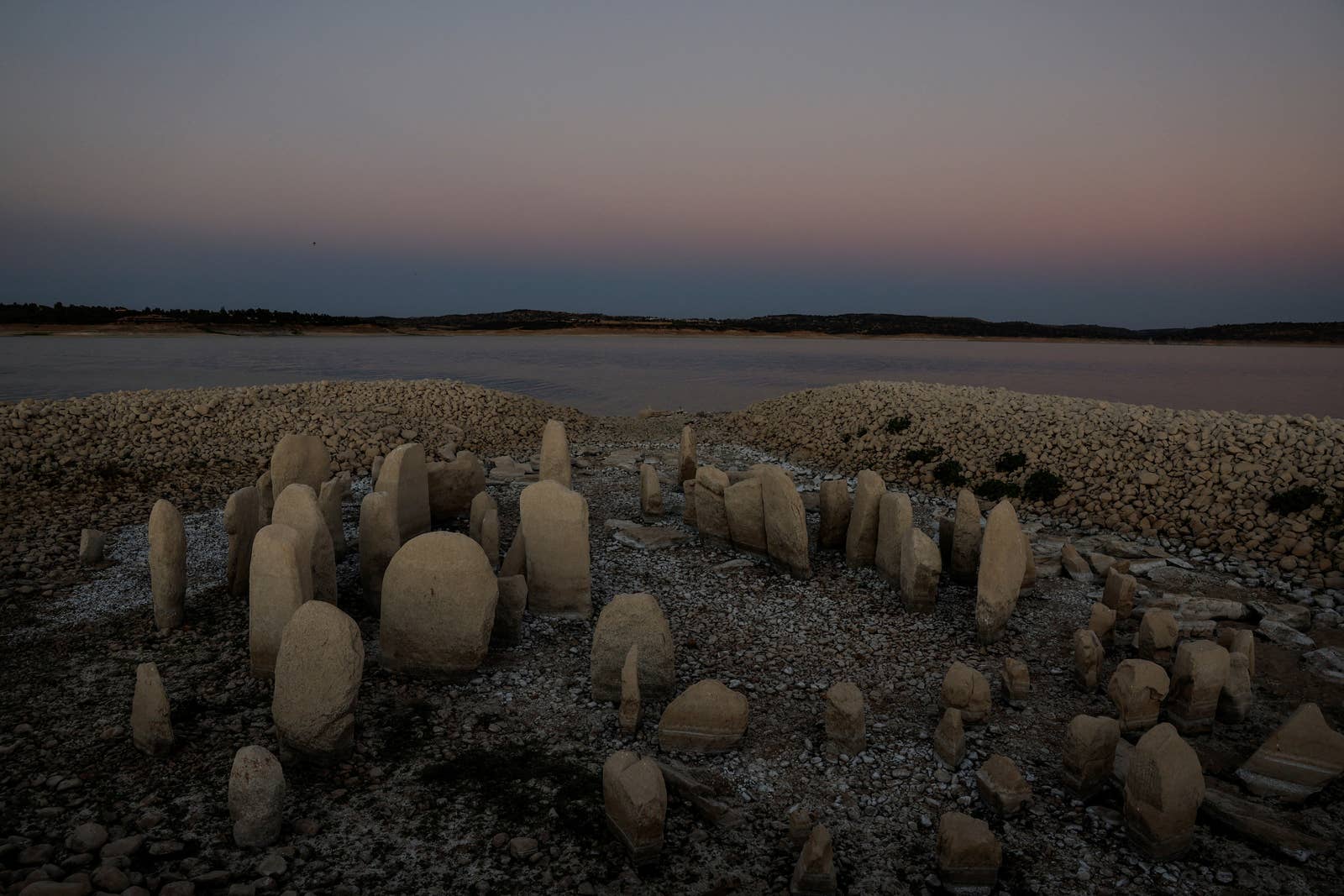 Eerie Photos Show How Underwater Artifacts Are Resurfacing In Europe As Water Levels Drop Because Of Drought