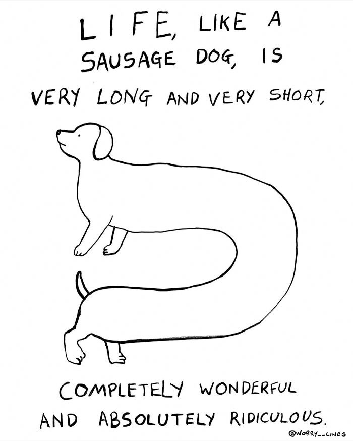 26 Minimalistic Illustrations That Tackle Mental Health By “Worry Lines”